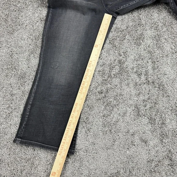 Liverpool Jeans Womens 16/33 Gray Cropped Flare Stretch Denim Chic NEW - Picture 3 of 16